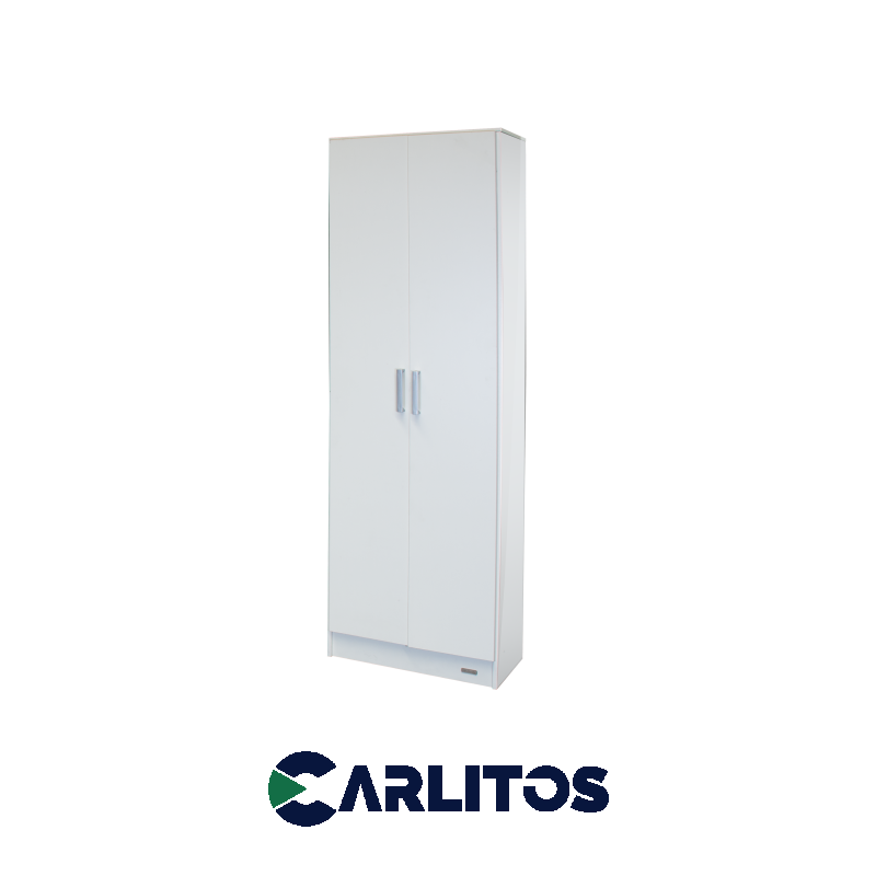 Organizador Multifunción Escobero 2 Puertas Platinum Blanco