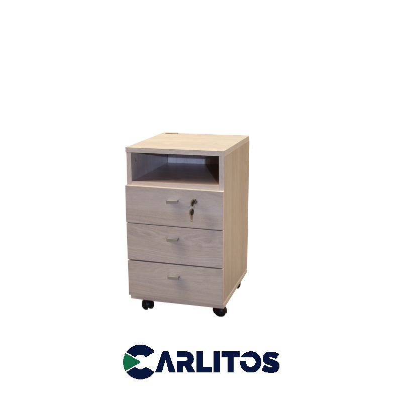 Cajonera Profesional 3 Cajones Platinum Gris Andino