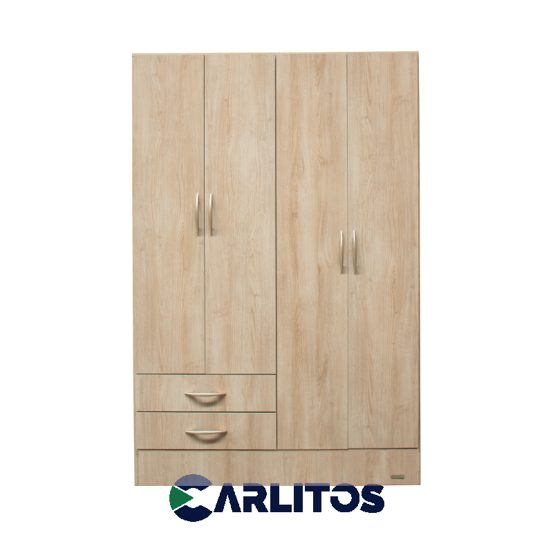 Placard 1.22 Mts 4 Puertas 2 Cajones Platinum Savanna