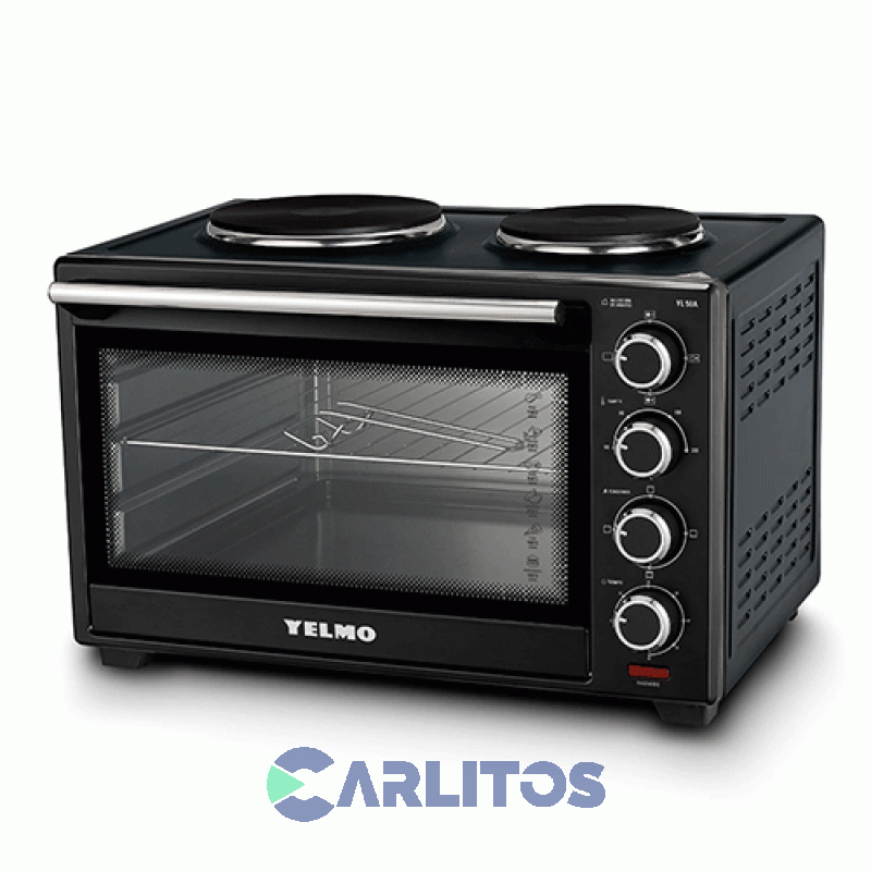Horno Eléctrico Yelmo 50 Litros - 2 Anafes Yl50a