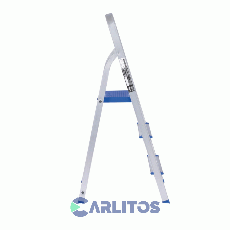 Escalera 3 Escalones Aluminio 1.12 Metros Mor 5101