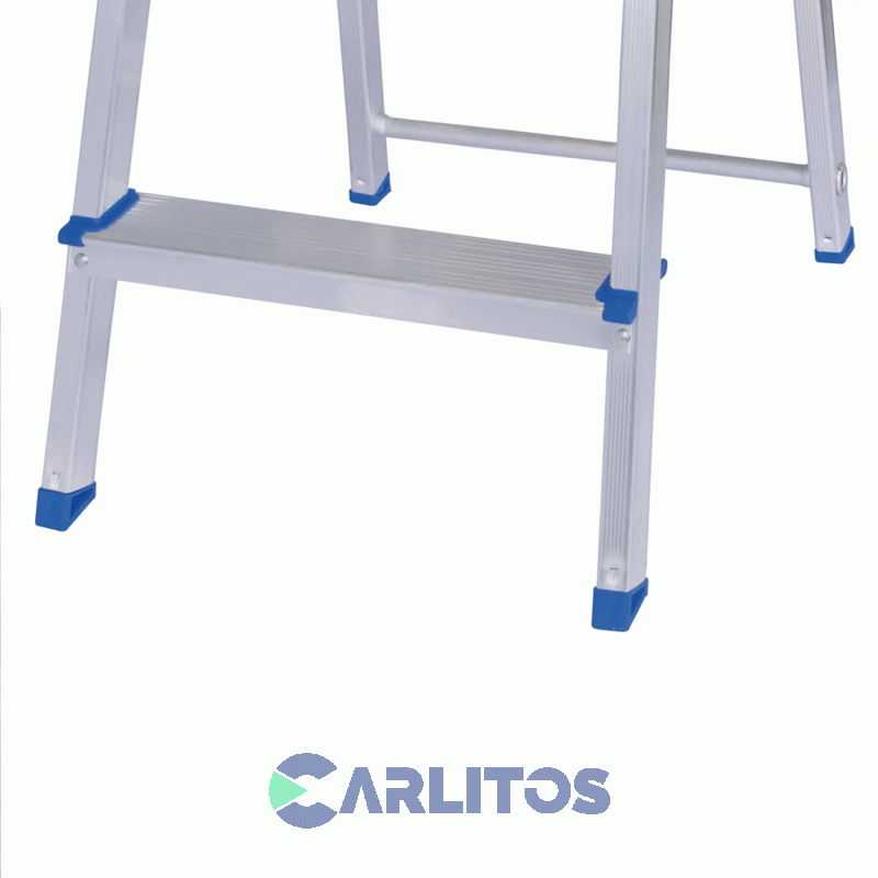 Escalera 3 Escalones Aluminio 1.12 Metros Mor 5101