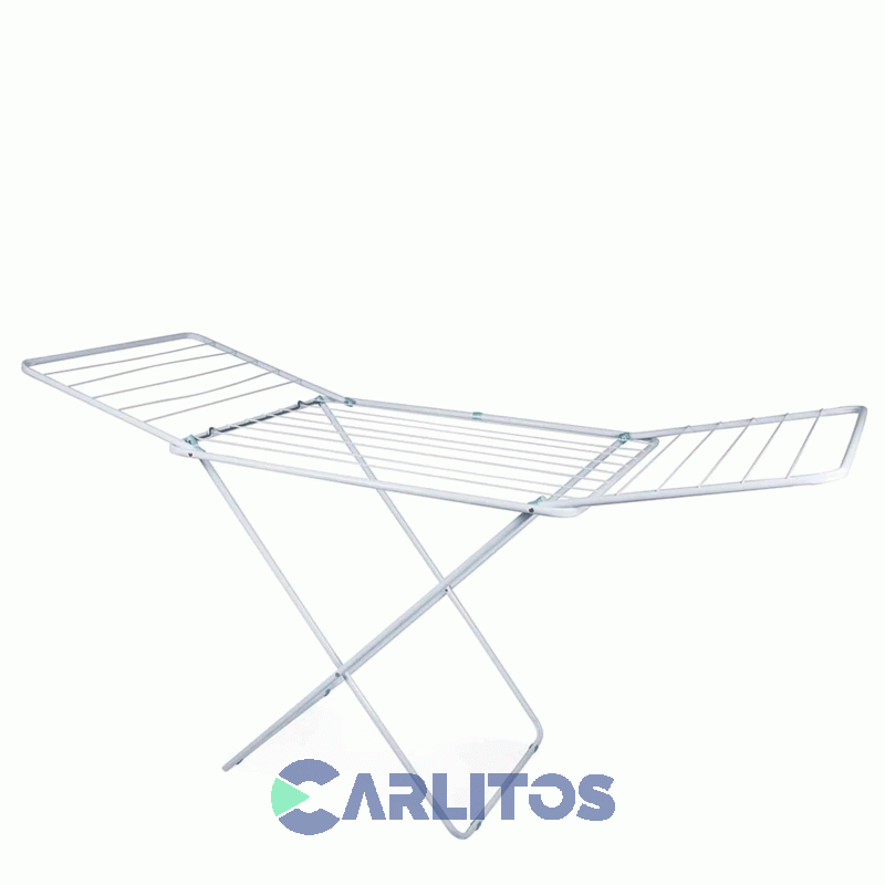 Tender De Pie Maxi Con Aletas 8 Varillas Plegable Mor 6010 Blanco