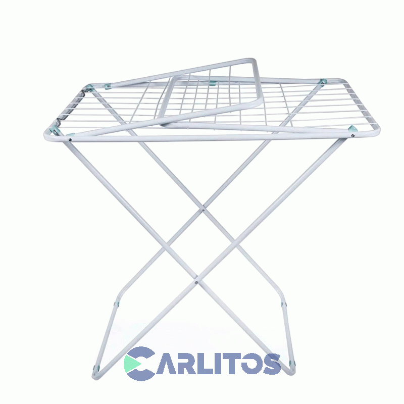 Tender De Pie Maxi Con Aletas 8 Varillas Plegable Mor 6010 Blanco