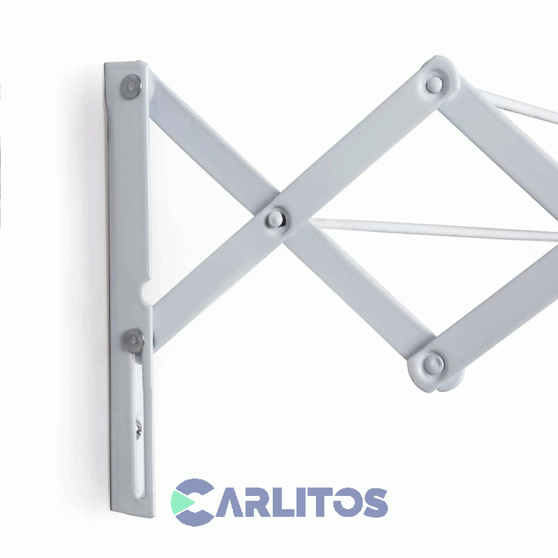 Tender De Pared 0.80 Mts Plegable Mor 6021 Blanco