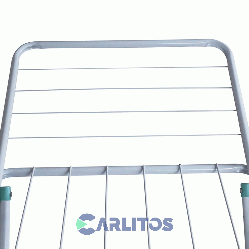 Tender De Pie Slim Con Aletas 6 Varillas Plegable Mor 6105 Blanco