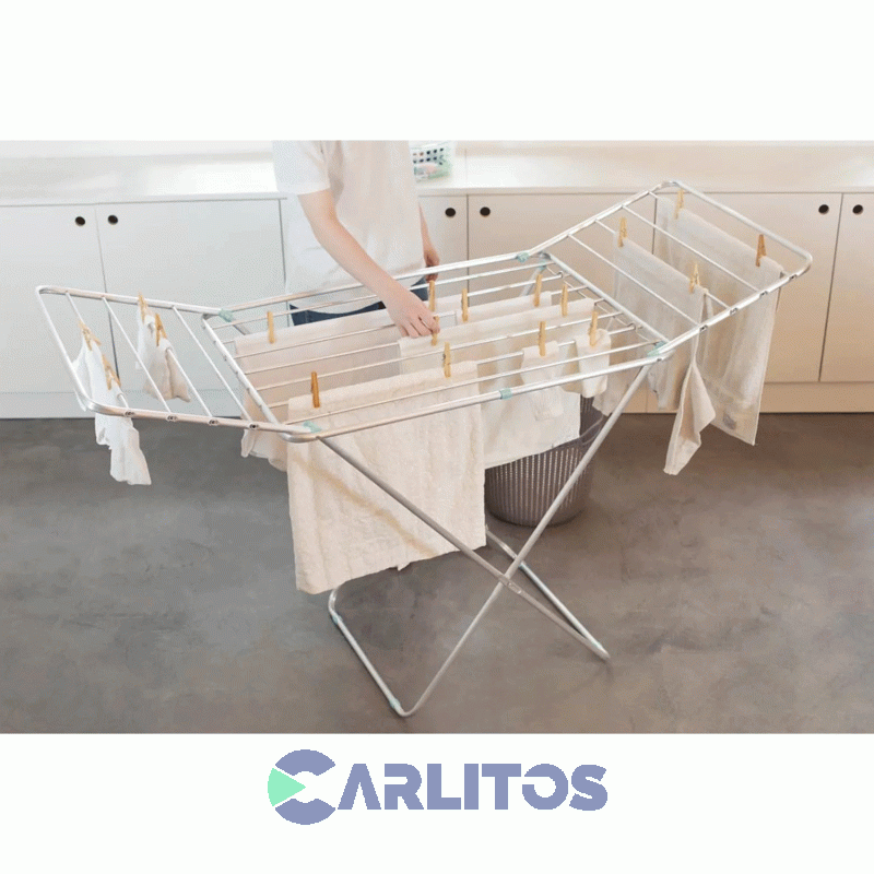 Tender De Pie Maxi Con Aletas 8 Varillas Plegable Mor 6140