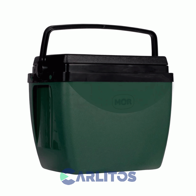 Conservadora Mor 18 Litros Ice Cold Lunchera 25108252 Verde Con Negro
