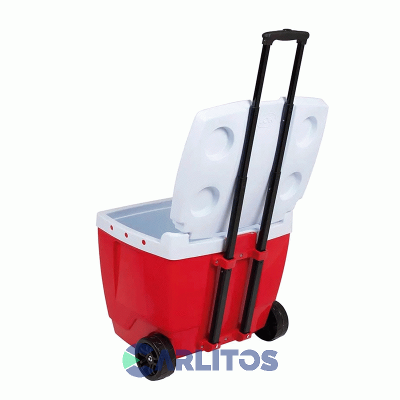 Conservadora 42 Litros Mor Ice Cold con Ruedas 25108222 Rojo