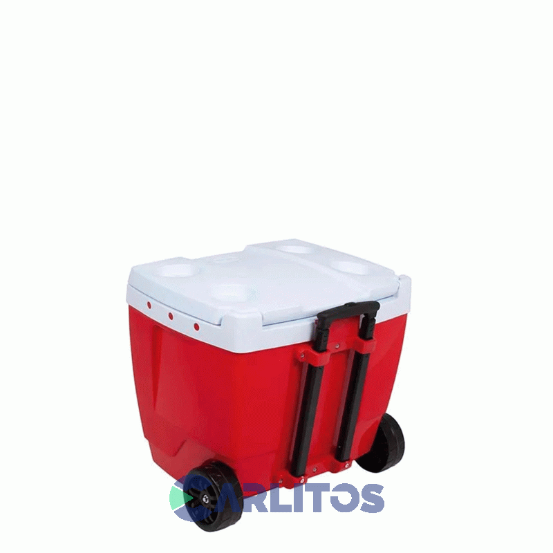 Conservadora 42 Litros Mor Ice Cold con Ruedas 25108222 Rojo