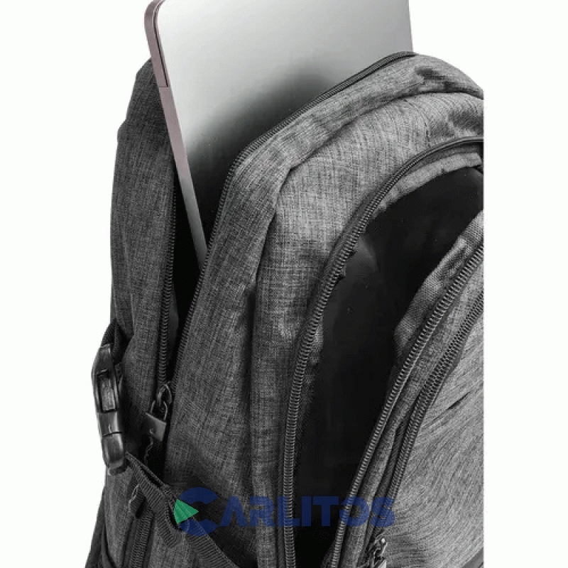 Mochila Portanotebook Linea Pl Campus Primicia 41614-9-10 Gris