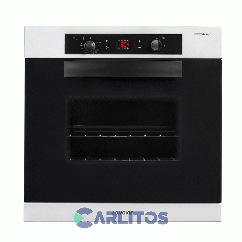 Horno A Gas Empotrable Con Grill Longvie 60 CM Blanco H6900bt