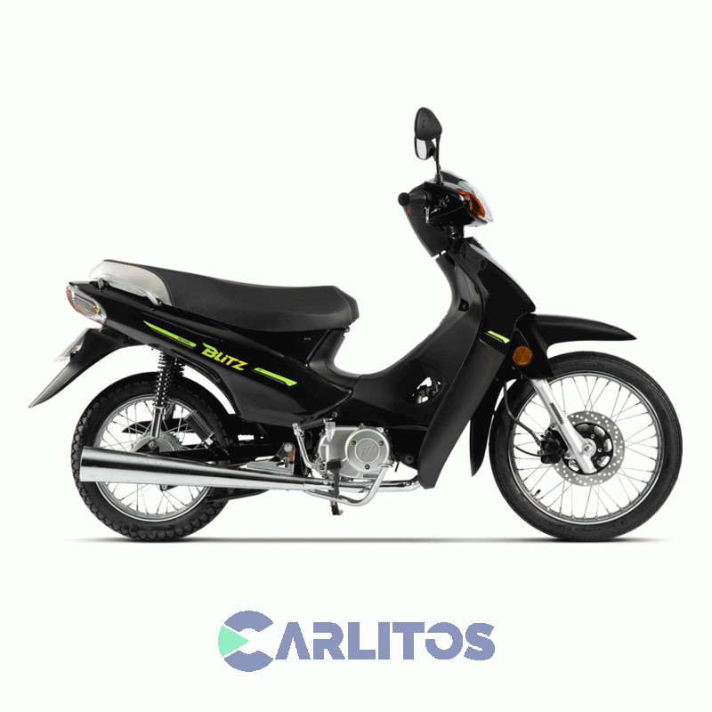 Moto 110 Cc Motomel Con Disco Y Llantas De Rayos Blitz Base One V8.II Cbs
