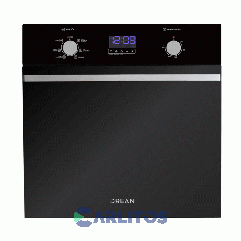 Horno Eléctrico Empotrable Drean 60 CM - Grill Hedr601cn Negro