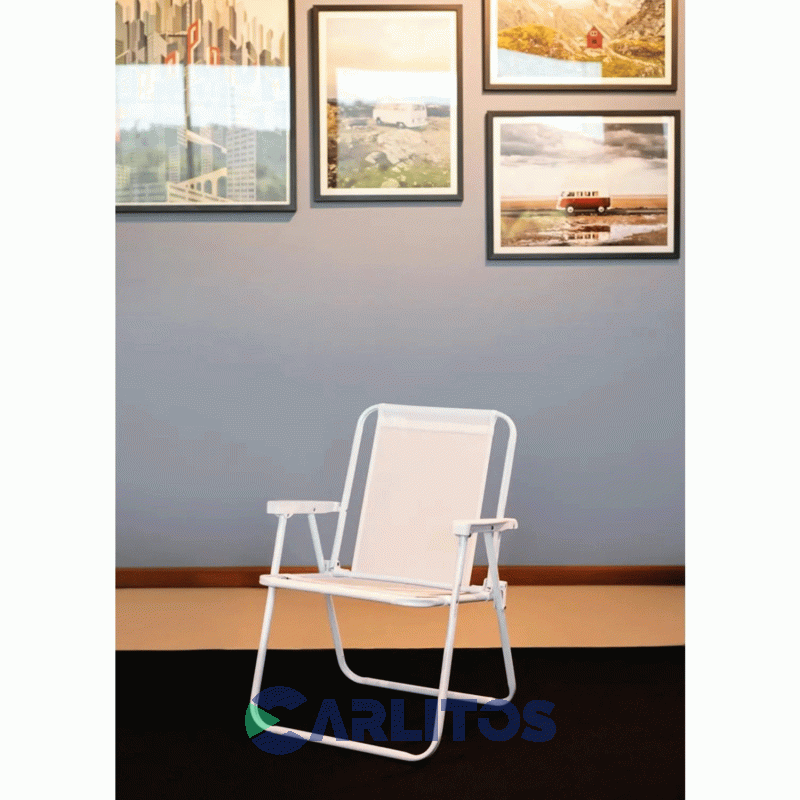 Sillon De Caño Rafia Fijo Mor 2058 Blanco
