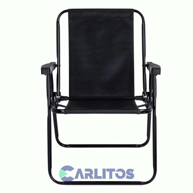 Sillon De Caño Rafia Fijo Mor 2059 Negro