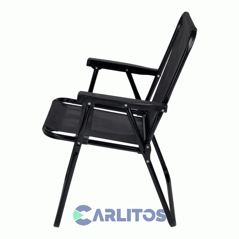 Sillon De Caño Rafia Fijo Mor 2059 Negro