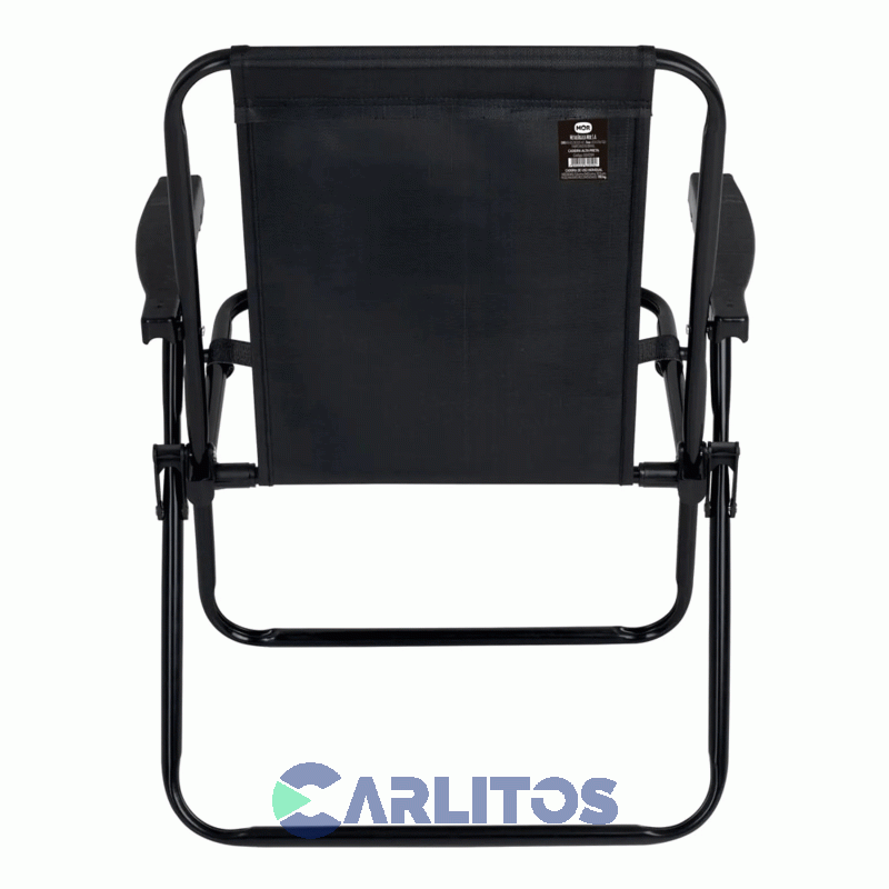 Sillon De Caño Rafia Fijo Mor 2059 Negro