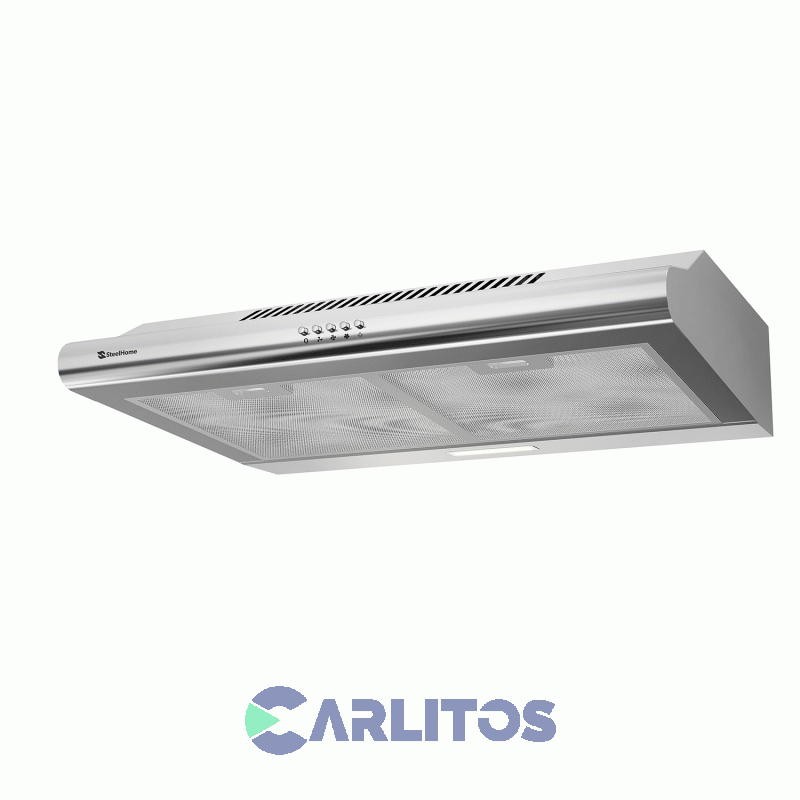 Purificador De Aire Steel Home 2 Motores Acero Inoxidable Sh-e1200s