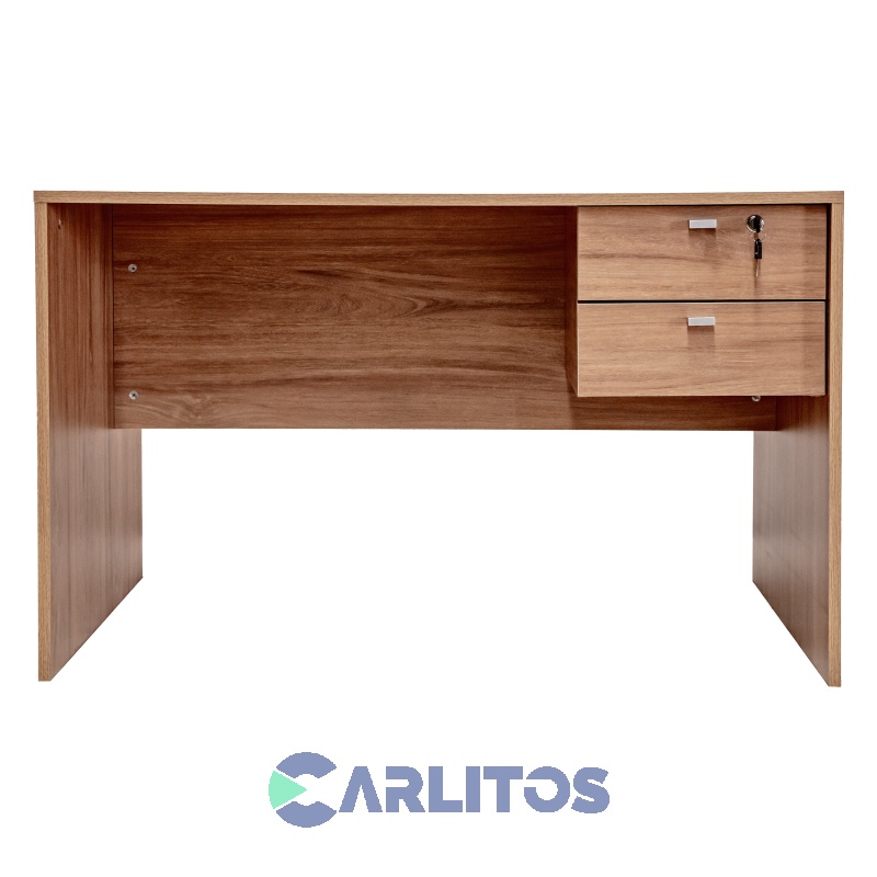 Escritorio Profesional 2 Cajones 1.20 Mts Platinum Acacia