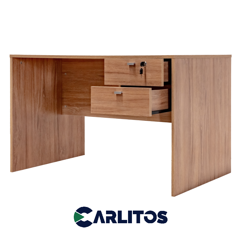 Escritorio Profesional 2 Cajones 1.20 Mts Platinum Acacia