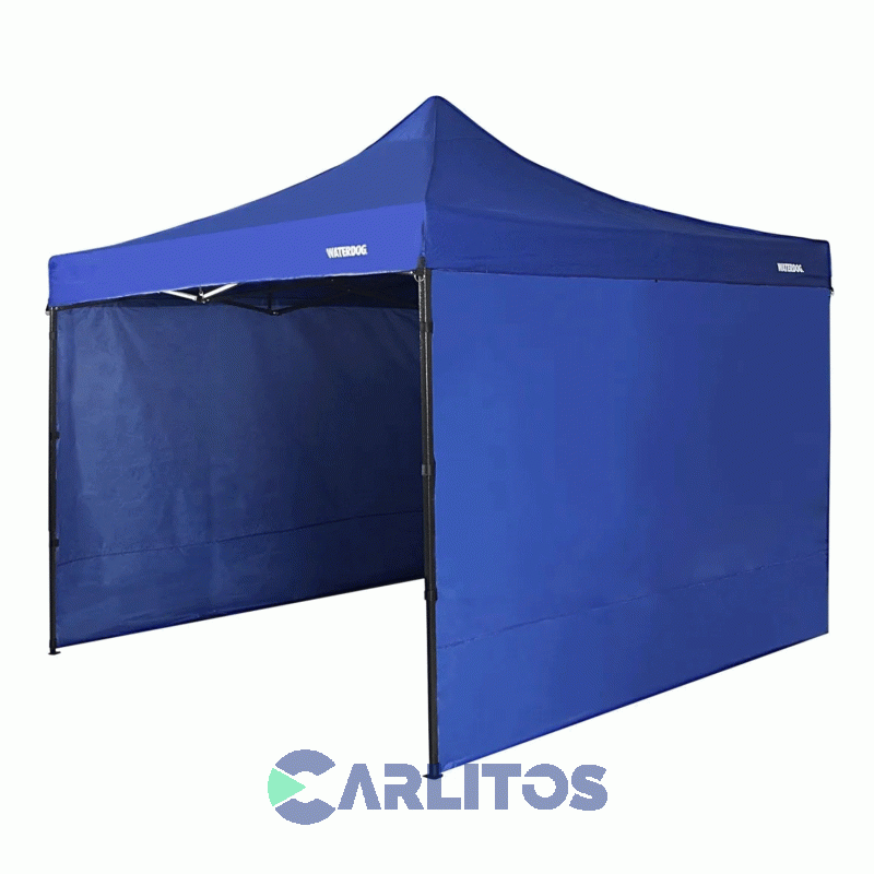 Gazebo Plegable Waterdog Con Paredes 3 X 3 X 3.20 Expo303bl Azul