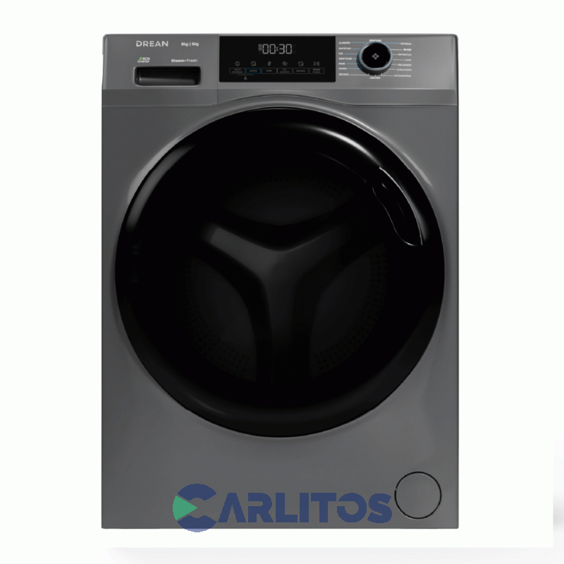 Lavasecarropa LG Inverter 8+5 KG 1400 RPM Gris Lscdr0805sg
