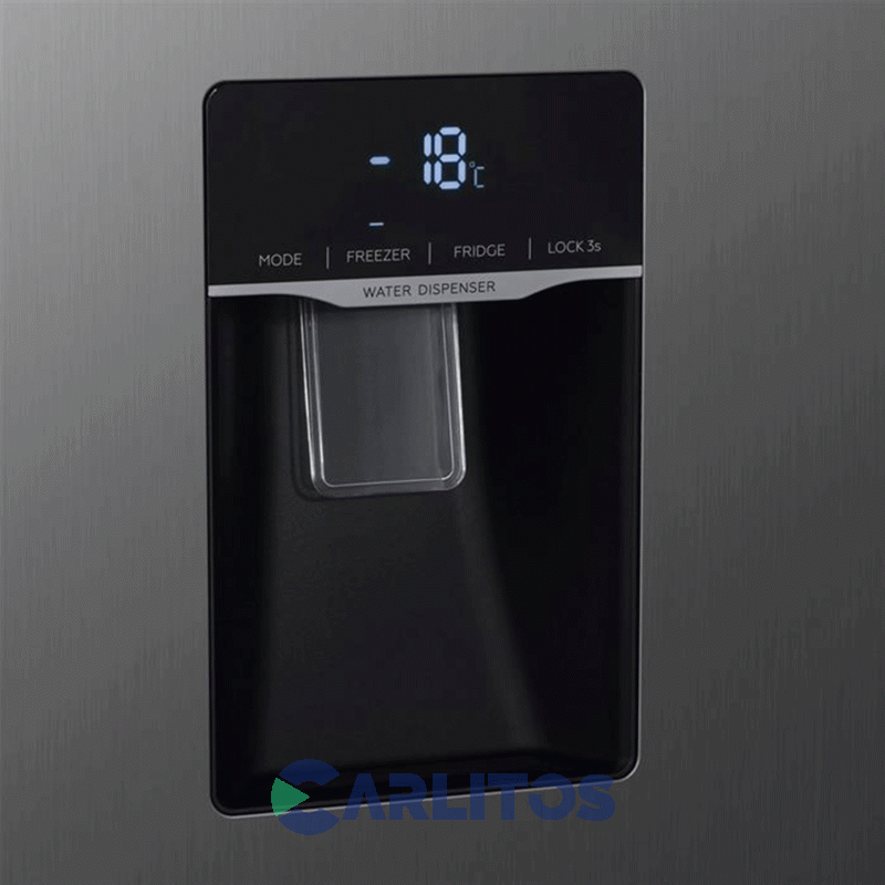 Heladera No Frost Side By Side Koh-I-Noor Inverter 469 Litros Acero Inoxidable Khsa47ni/9