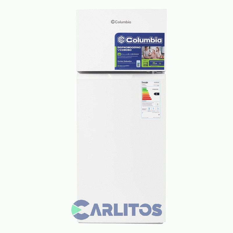 Heladera Con Freezer Columbia 206 Litros Blanca Chd21/9