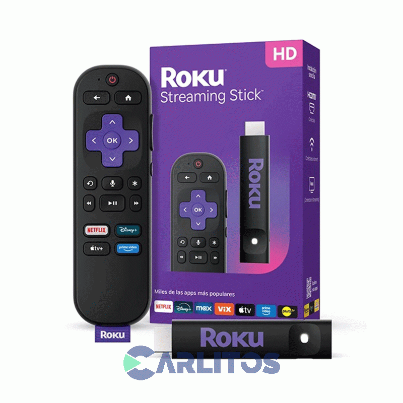 Smart Box Con Control Remoto Roku Streaming Stick