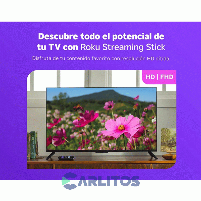 Smart Box Con Control Remoto Roku Streaming Stick