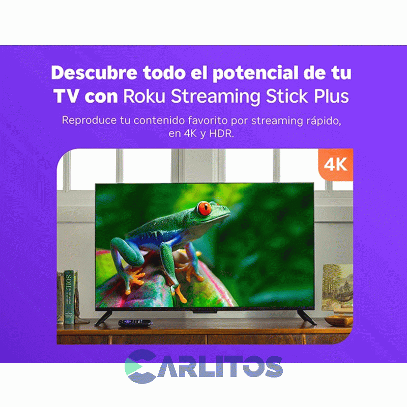 Smart Box Con Control Remoto Roku Streaming Stick Plus