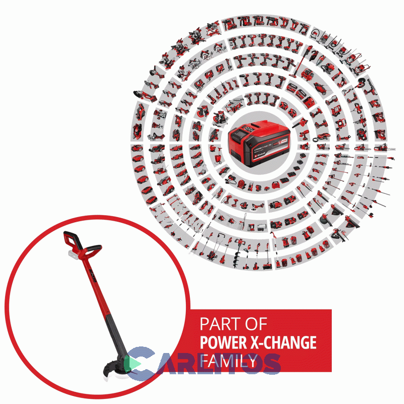 Bordeadora Inalambrica 24 Cm Corte 18 V 3411115 Einhell Gc-Ct 18/2411 Li P-Solo