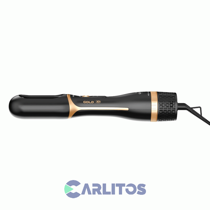 Cepillo Modelador De Pelo Ga.Ma Multistyler Gold Ion 3D Arg