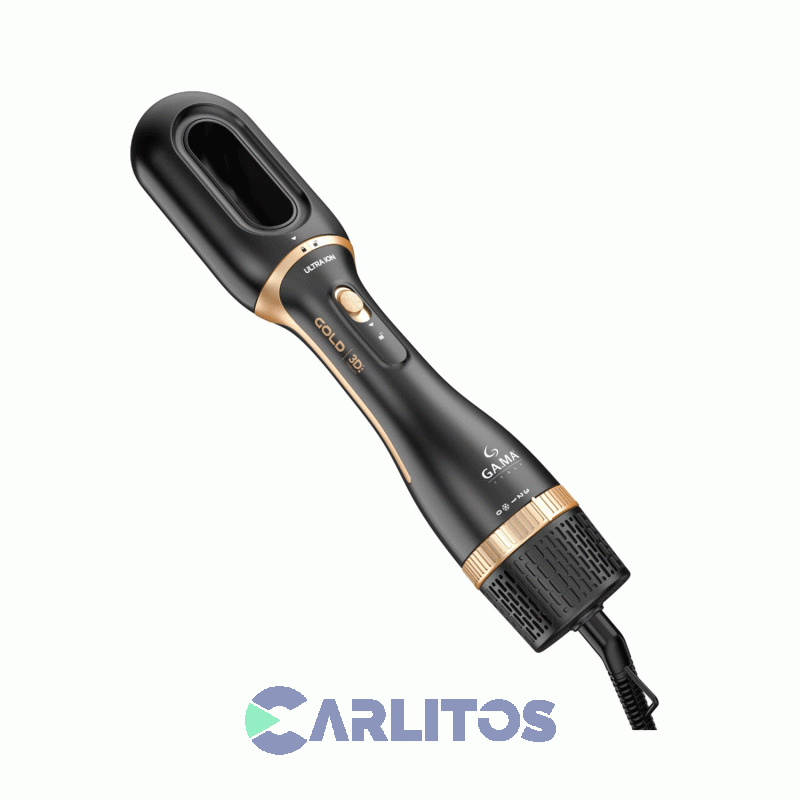 Cepillo Modelador De Pelo Ga.Ma Multistyler Gold Ion 3D Arg