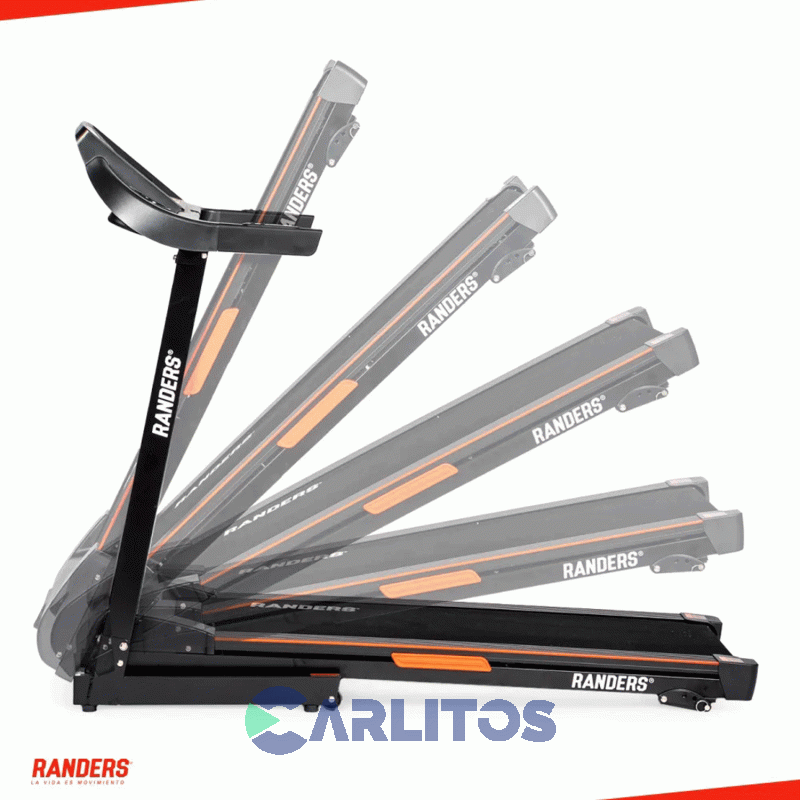 Fitness Cinta Motorizada 1.75 Hp Randers Inclinacion Manual Arg-466