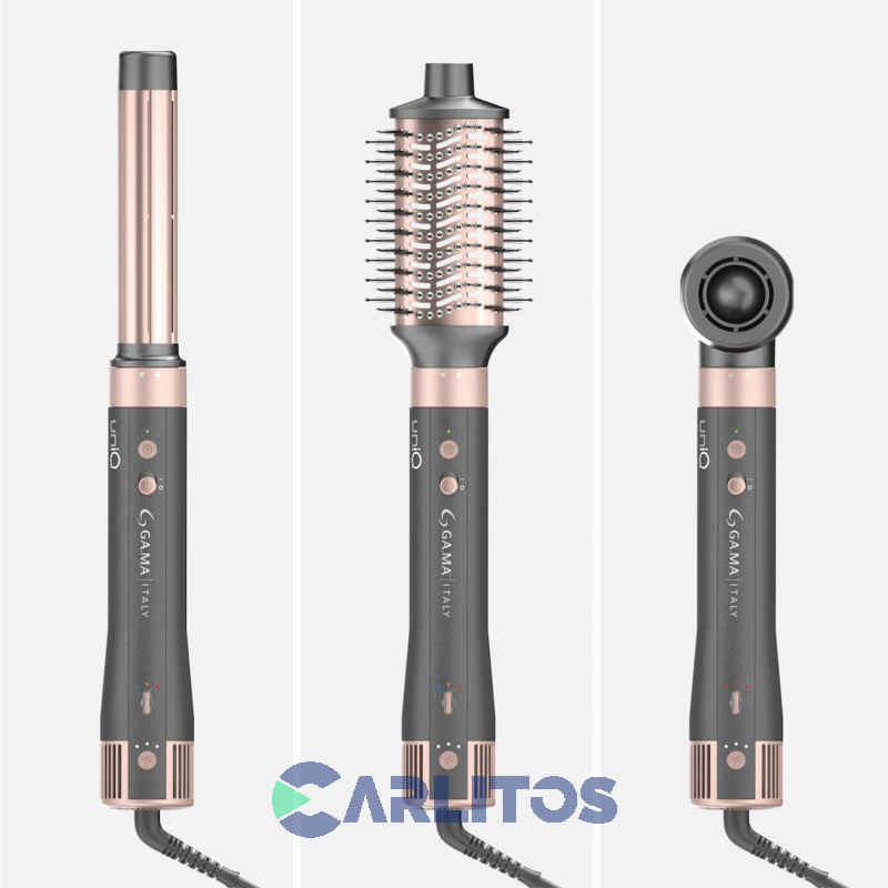 Cepillo Modelador De Pelo Ga.Ma Multistyler Uniq Aura Arg