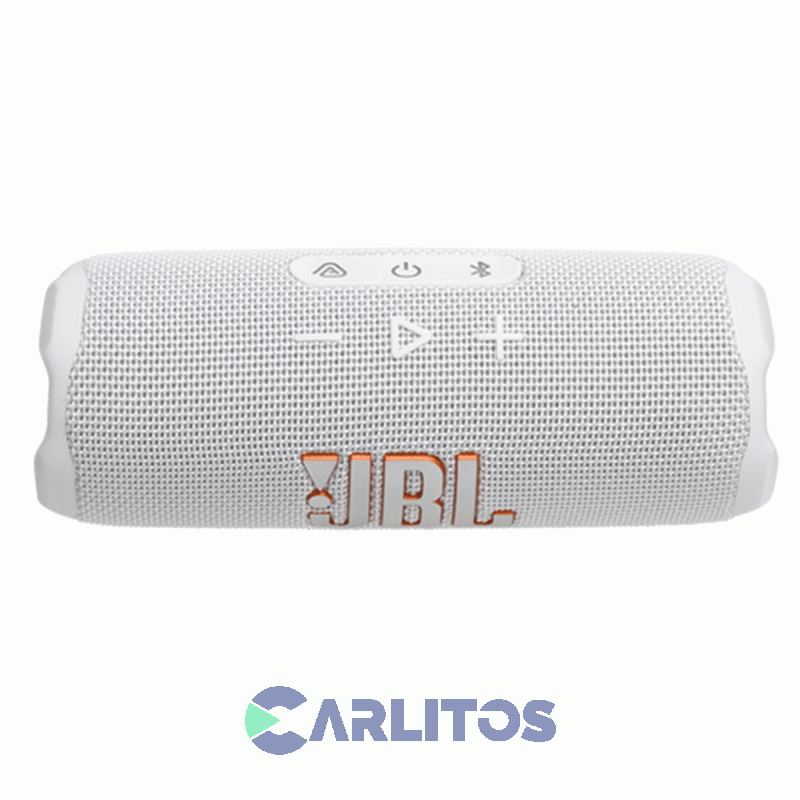 Parlante Portátil JBL Con Bluetooth Y Batería 35 Watts Rms Flip7whtam Blanco