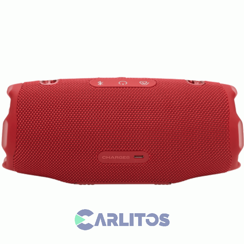 Parlante Portátil JBL Con Bluetooth Y Batería 45 Watts Rms Charge6Redam Rojo