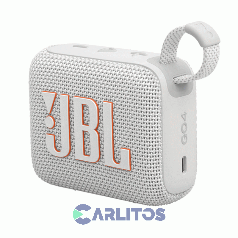 Parlante Portátil JBL Con Bluetooth Y Batería 4.2 Watts Rms Go Go4whtam Blanco