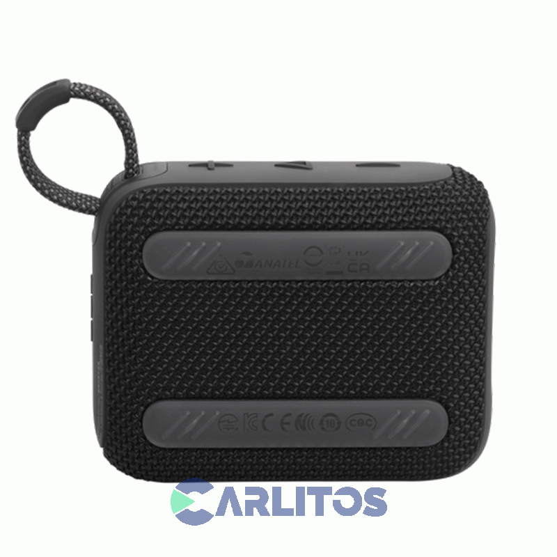 Parlante Portátil JBL Con Bluetooth Y Batería 4.2 Watts Rms Go Go4blkam Negro