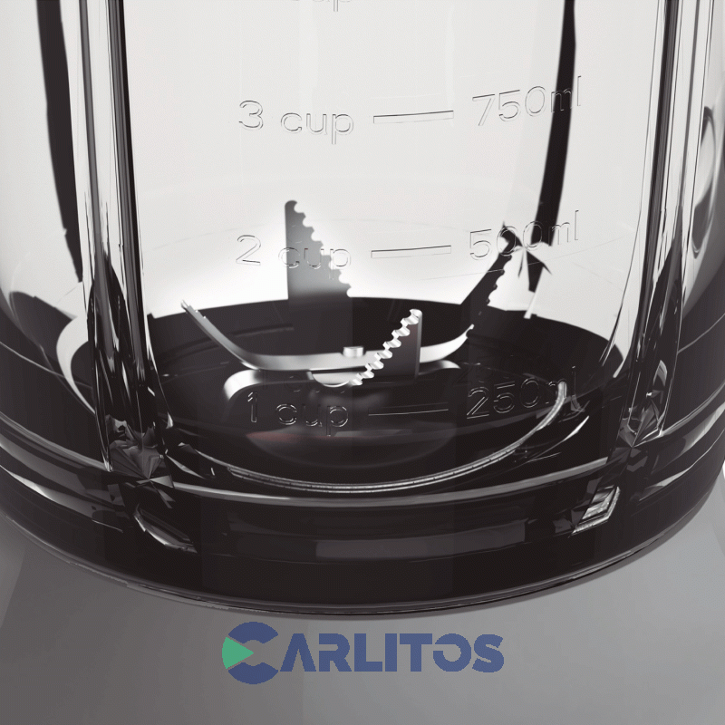 Licuadora Peabody 1200 Watts Con Jarra De Vidrio Pe-ln1210dm Gris Metalizada