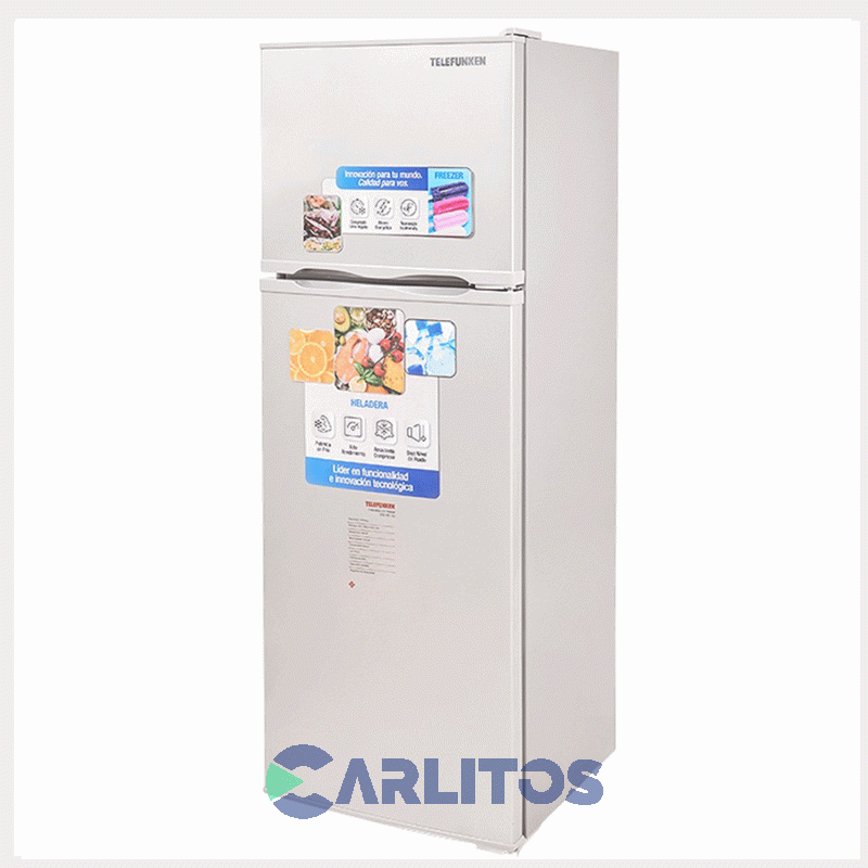Heladera Con Freezer Telefunken 140 Litros Blanca Tkf-Hd140