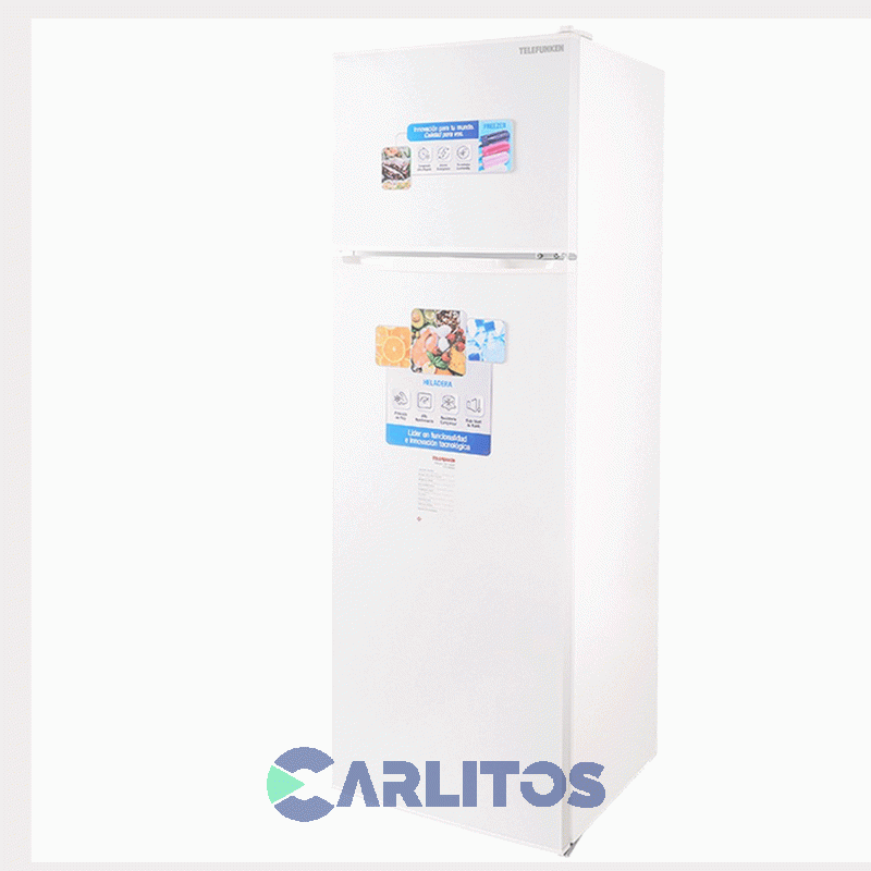 Heladera Con Freezer Telefunken 300 Litros Blanca Tkf-Hd300b