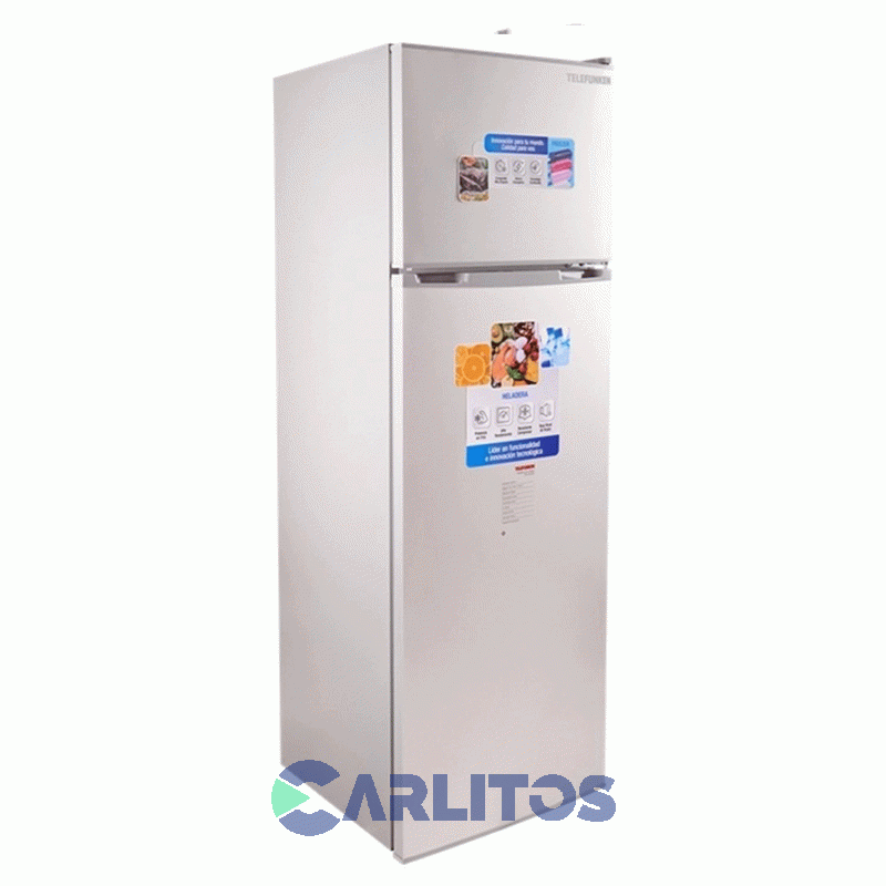 Heladera Con Freezer Telefunken 300 Litros Acero Inoxidable Tkf-Hd300