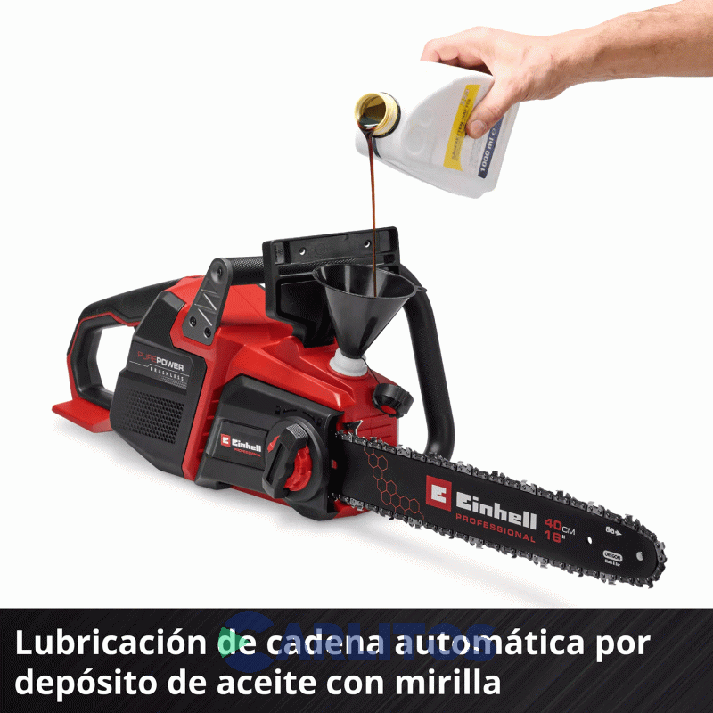 Motosierra Inalambrica Einhell 18 Volts Espada 40 Cm 4600050 Gp-Lc 36/40 Li Bl-Solo