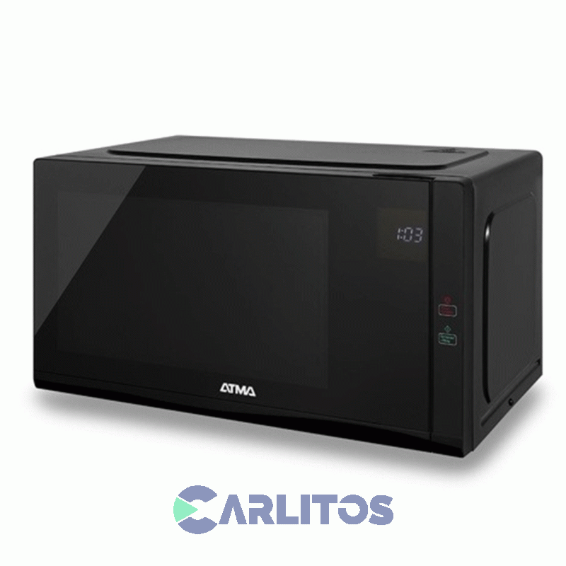 Microondas Digital Con Grill Atma 30 Litros Negro Watdgb30uap