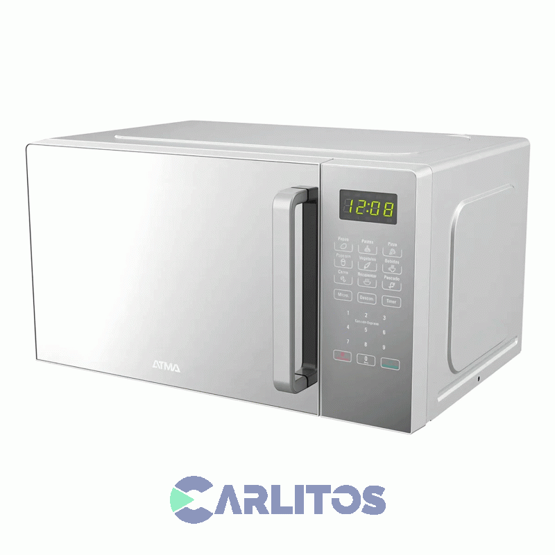 Microondas Digital Atma 20 Litros Gris Watds20ucp