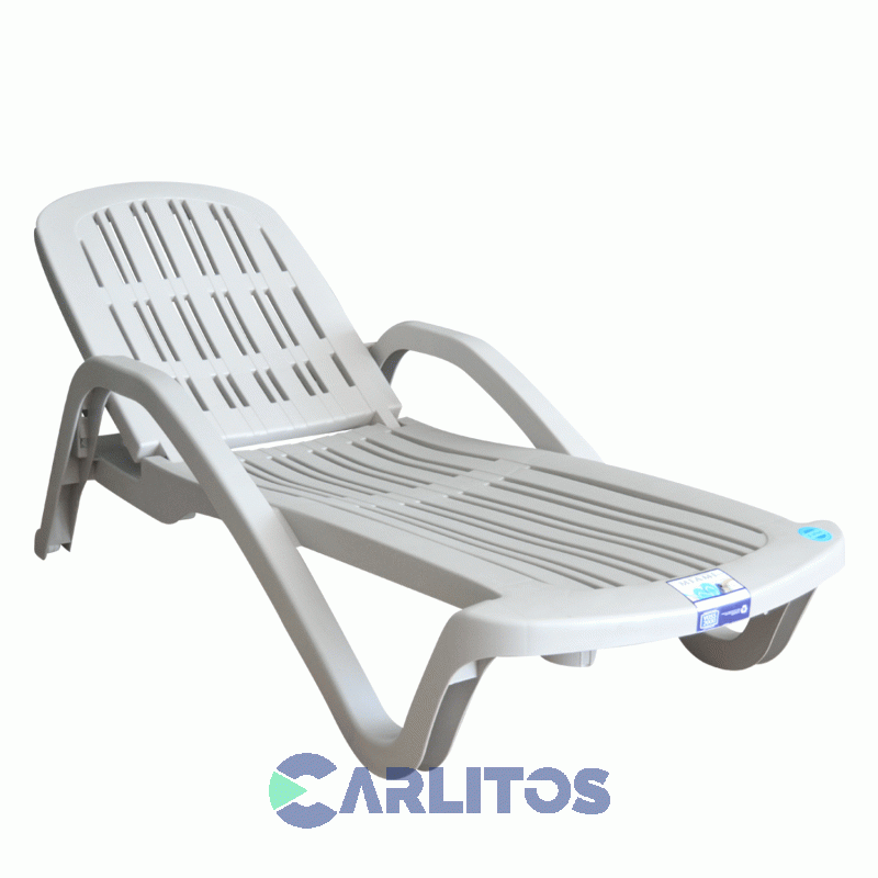 Reposera Pvc Voss 5 Posiciones Color Dakar Miami