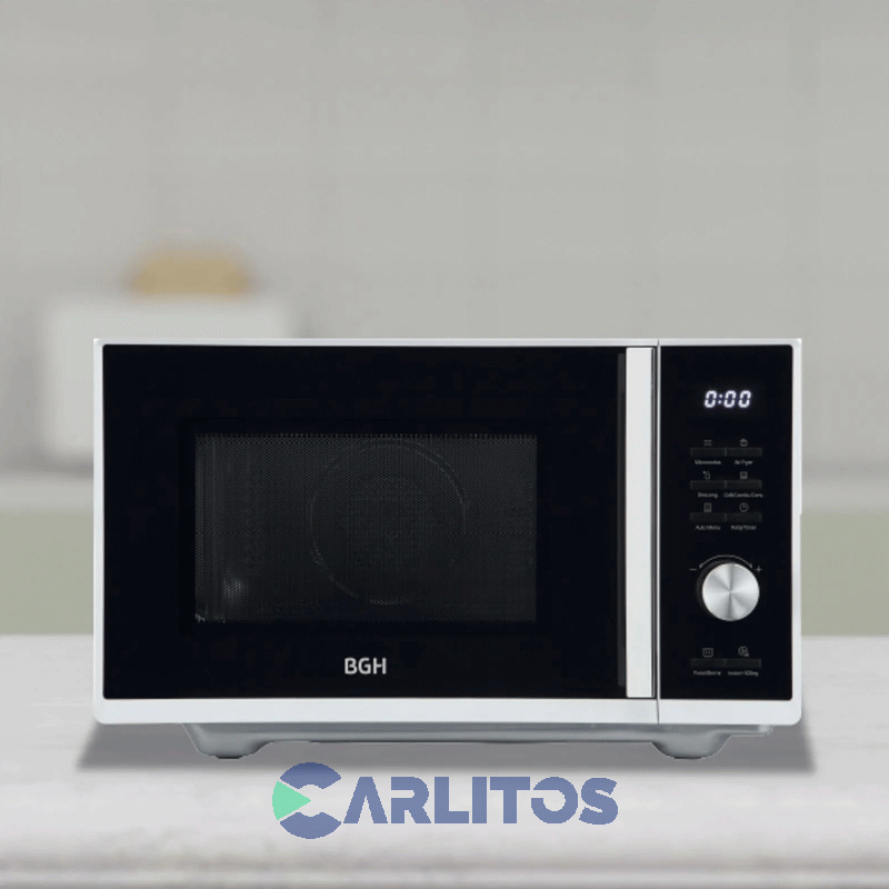 Microondas Y Air Fryer Con Grill Bgh Digital 25 Litros Acero Inoxidable B325dfb24